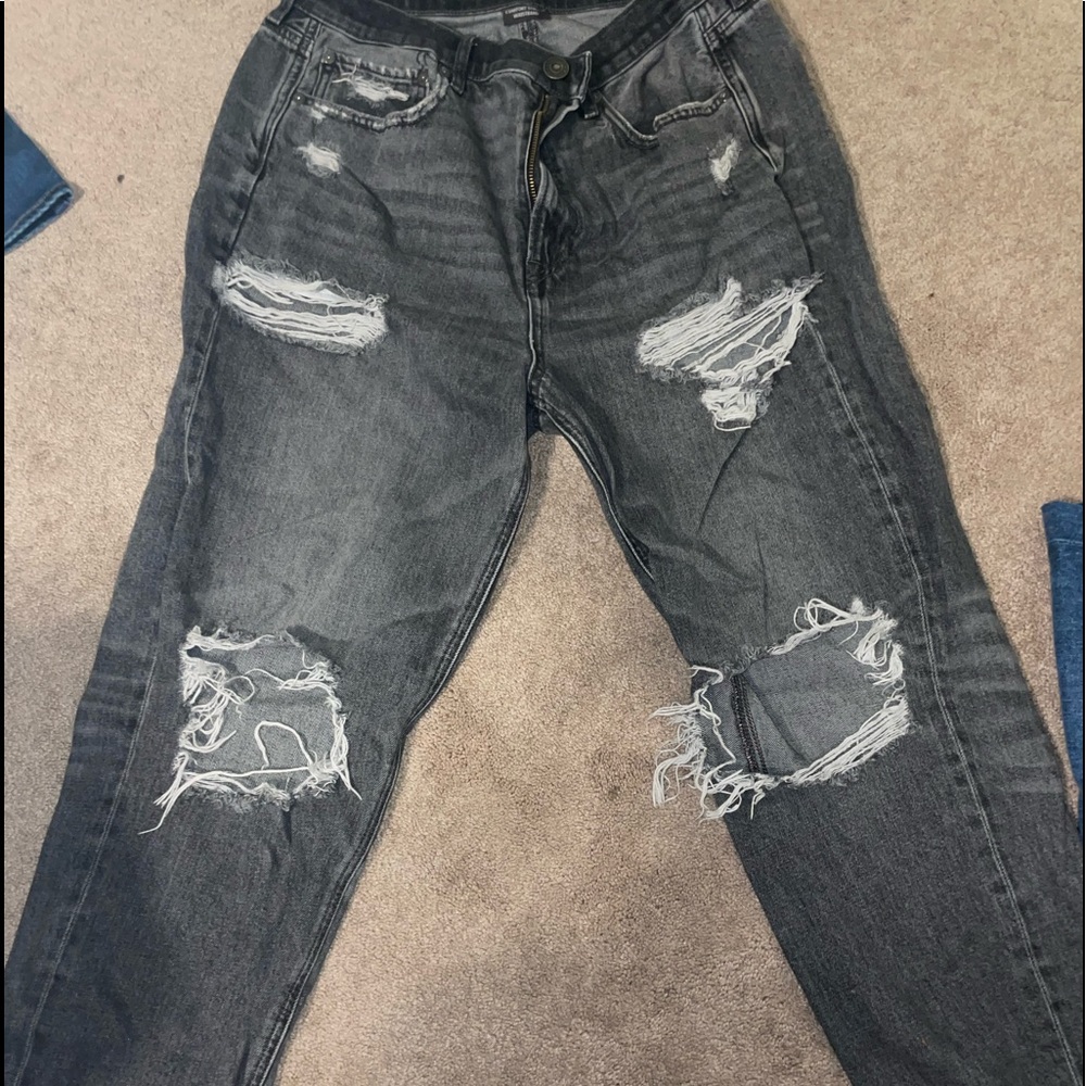 American eagle high waisted mom jeans